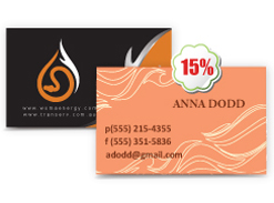 linen business cards